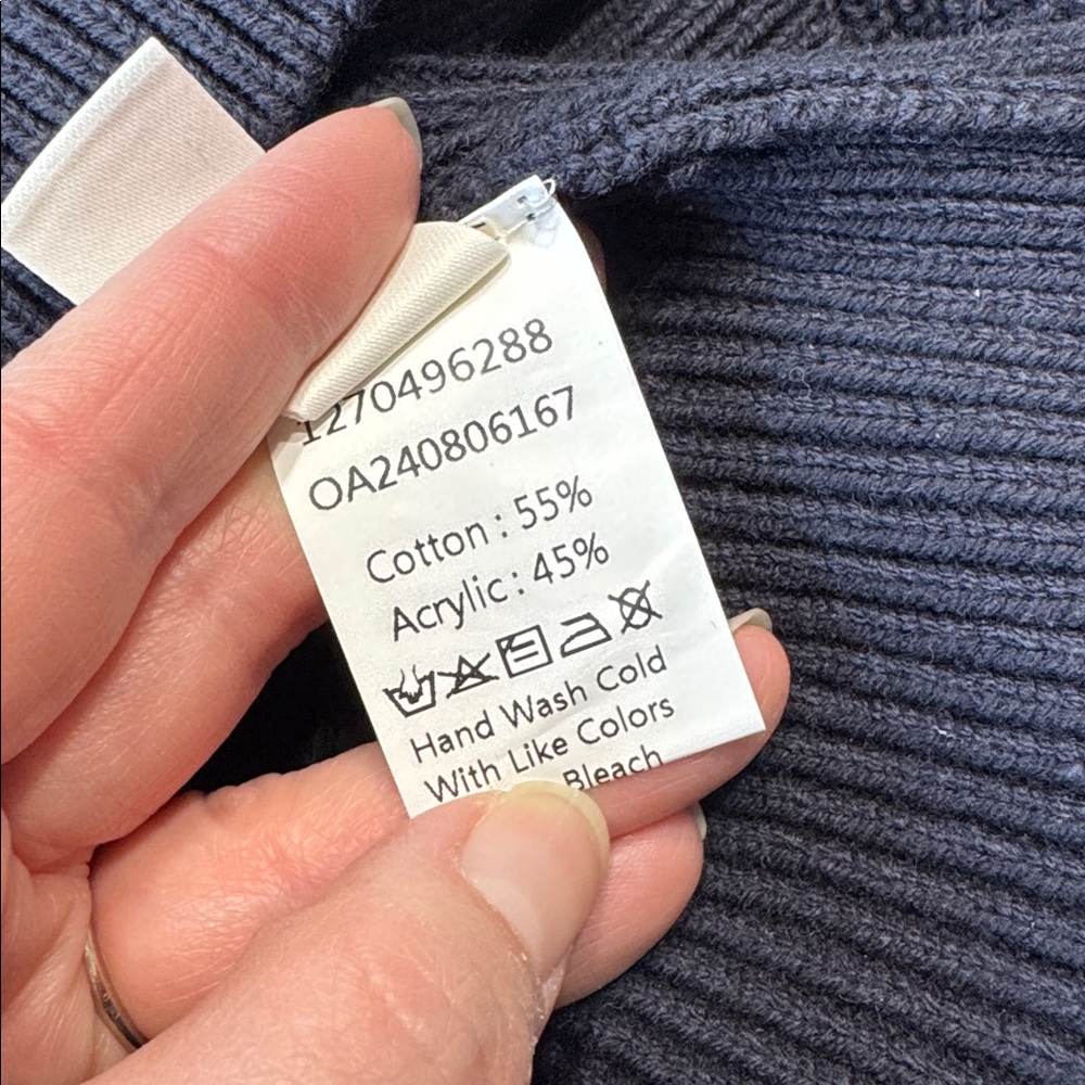 Commense Navy Knit Sweater Vest - Picture 7 of 7